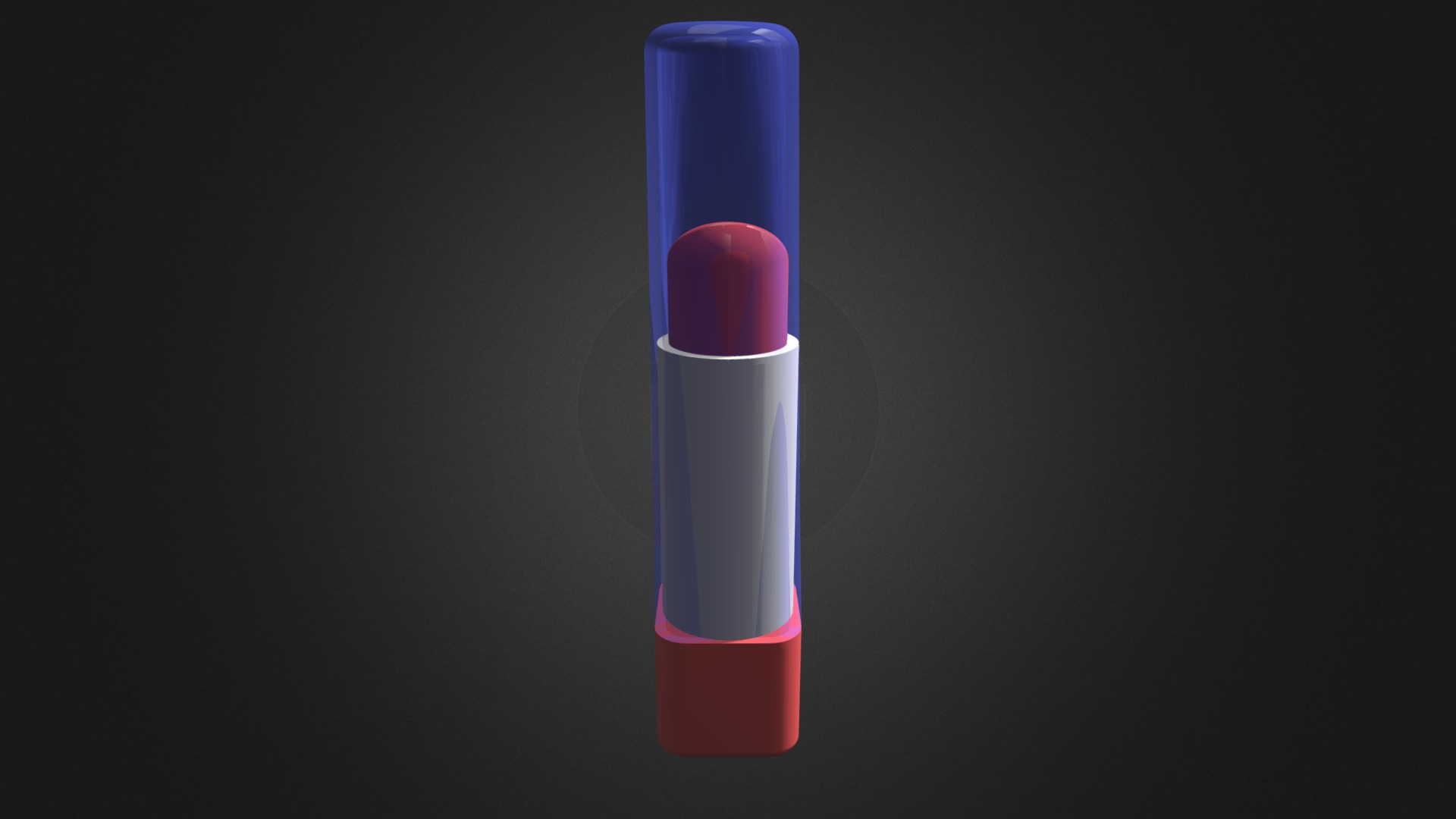 3D model Lipstick - This is a 3D model of the Lipstick. The 3D model is about a close-up of a tube.