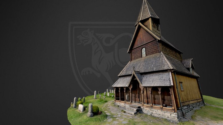 Urnes stavkirke 3D Model