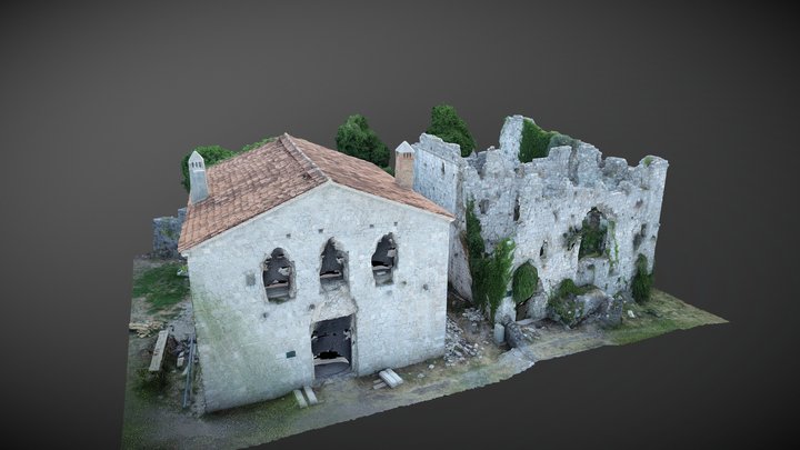 Episkopska i Knezeva Palata 3D Model