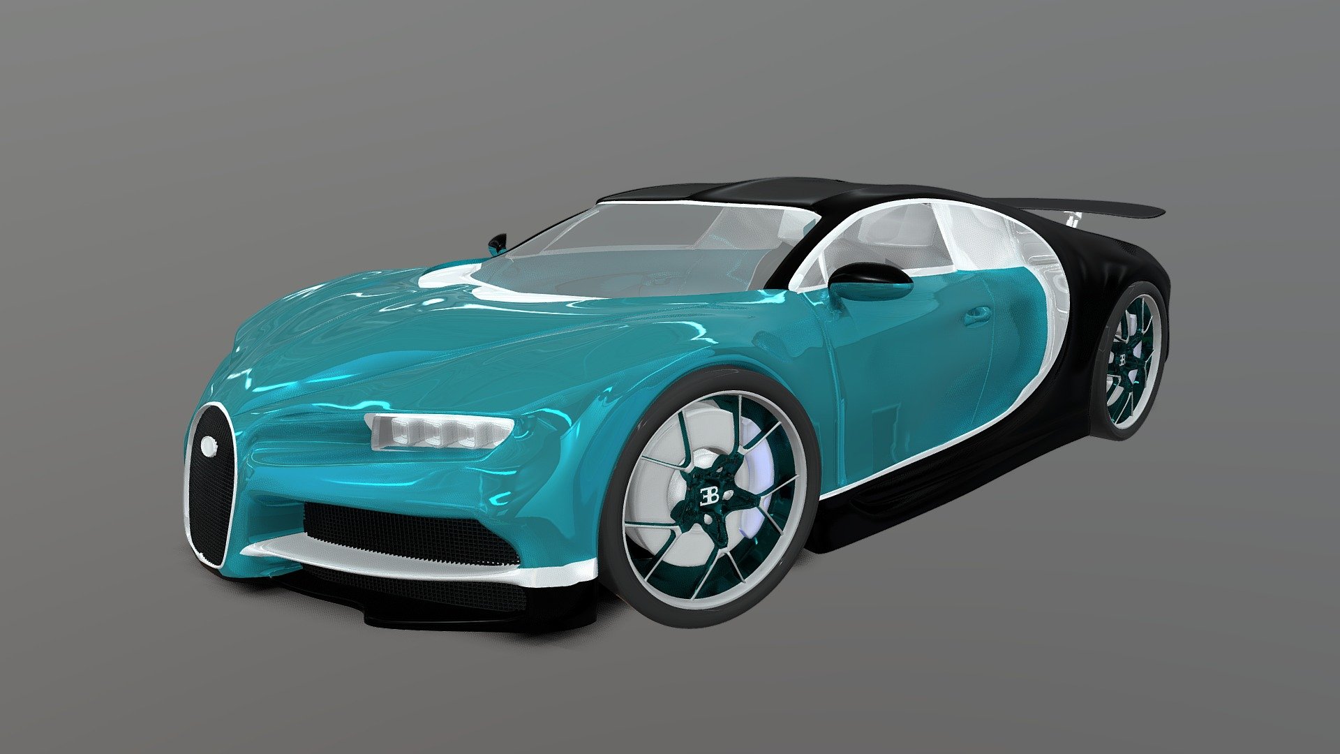 bugatti chiron - Download Free 3D model by mamont nikita