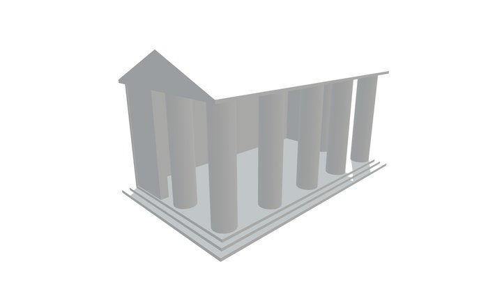 Greek Ruins 2 3D Model