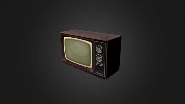 Vintage TV 3D Model