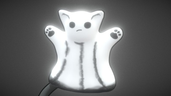 Ghost Cat 3D Model
