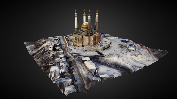 Mosque Ar Rakhim 3D Model