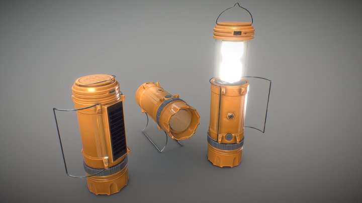 Camping Lamp 3D Model