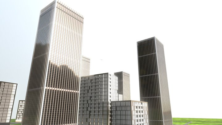 Realistic city 3D Model