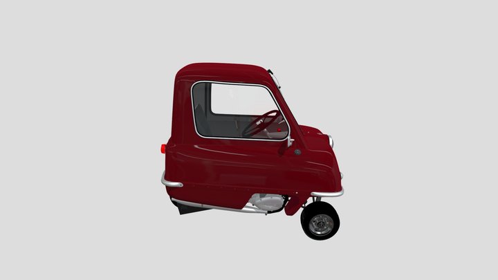 Peel P50 .glb test 3D Model