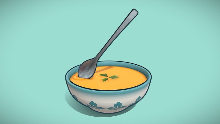 Carrot soup – Gratis 3D-model STL