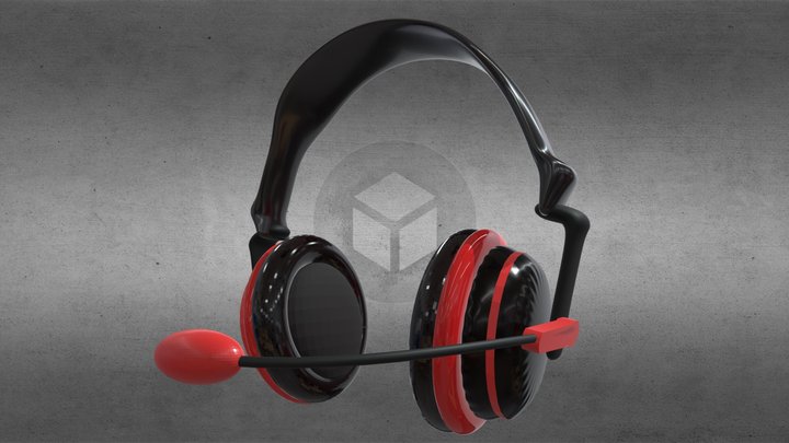 3d Headphone 3D Model