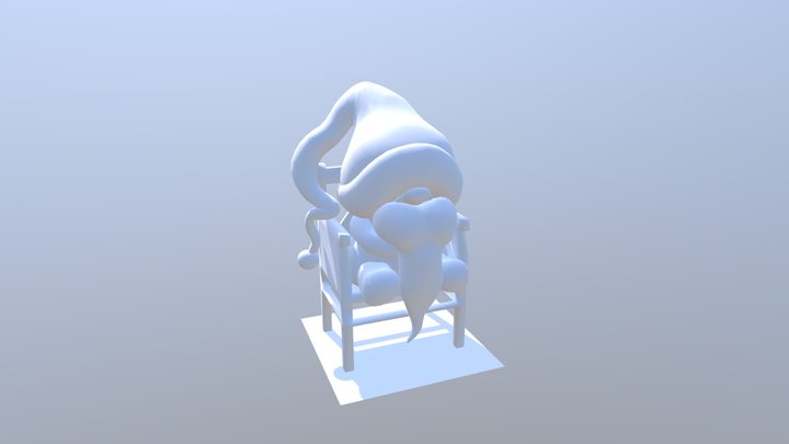 Pewpew! Old Santa 3D Model