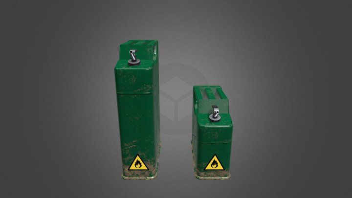 Jerricans 3D Model