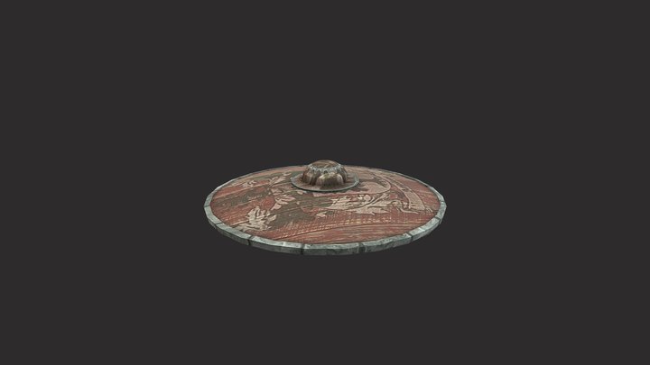 Escudo Brasão Arguero 3D Model