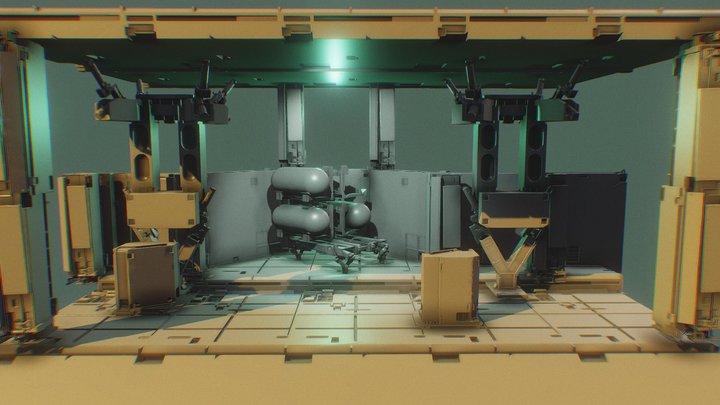 cargo dock 3D Model