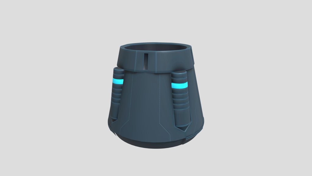 Sci Fi Trash Can