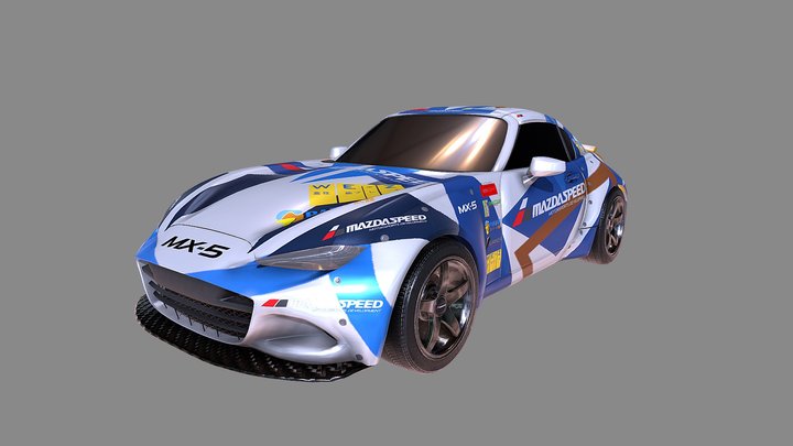 Mazda MX-5 Unreal 3D Model