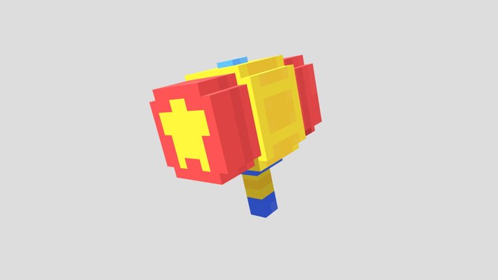 Toy Hammer (Kirby and the Forgotten Land) 3D Model