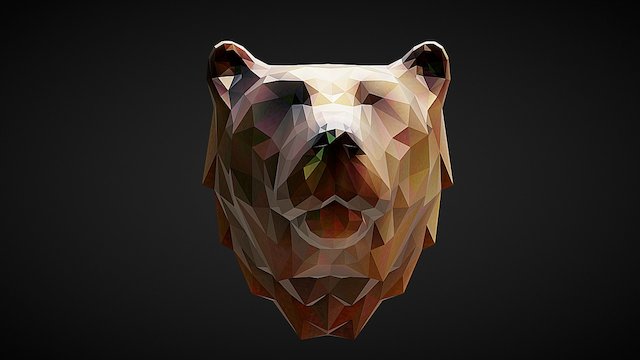 Bear head 3D Model