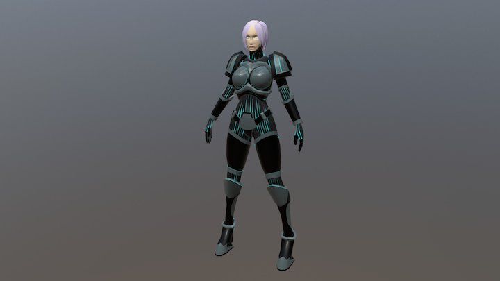 Sci-fi Character 3D Model