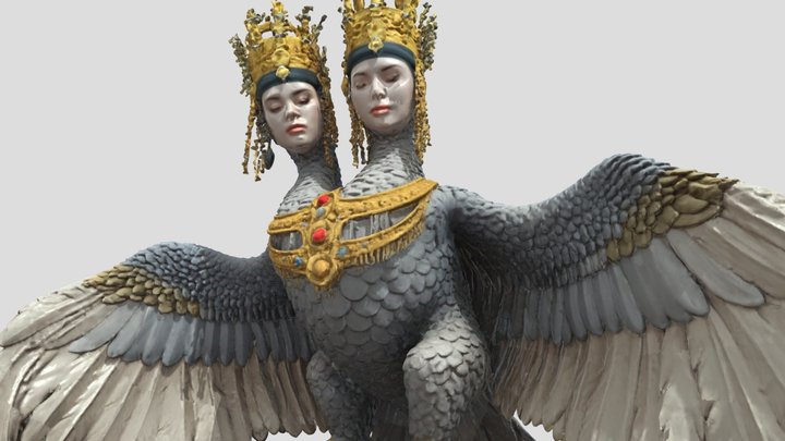 인두조수 3D Model