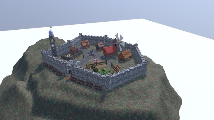 Old Town 3D Model