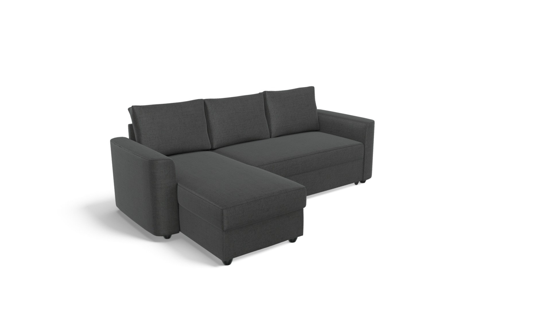 Aidian Corner Storage Sofa Bed, Pigeon Grey