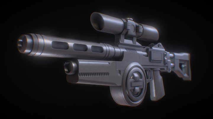 Westar M5 Blaster Rifle 3D Model