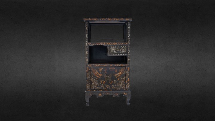 경기도박물관_쌍용문탁자(5146-000) 3D Model