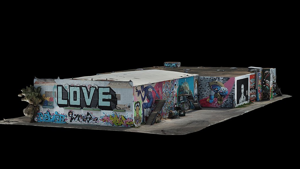 Houston Graffiti Building (photogrammetry)