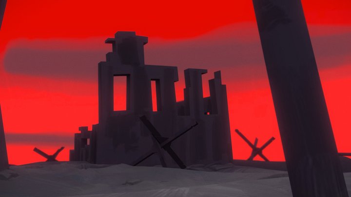 Torn Away - Ruins VR test 3D Model
