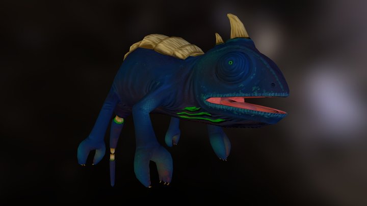Ugh_Blue 3D Model