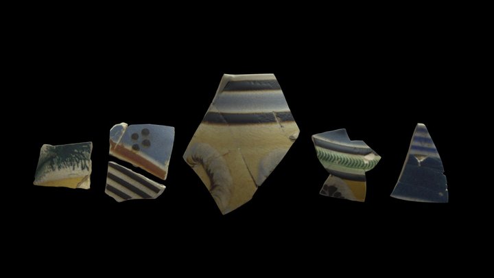 18DO556 Dipped Wares 3D Model