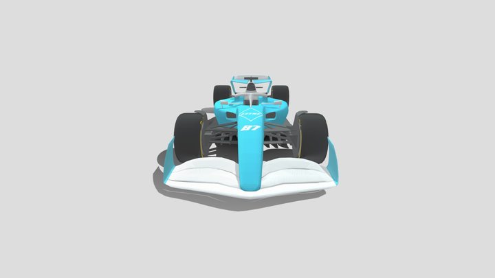 Formula F222 3D Model