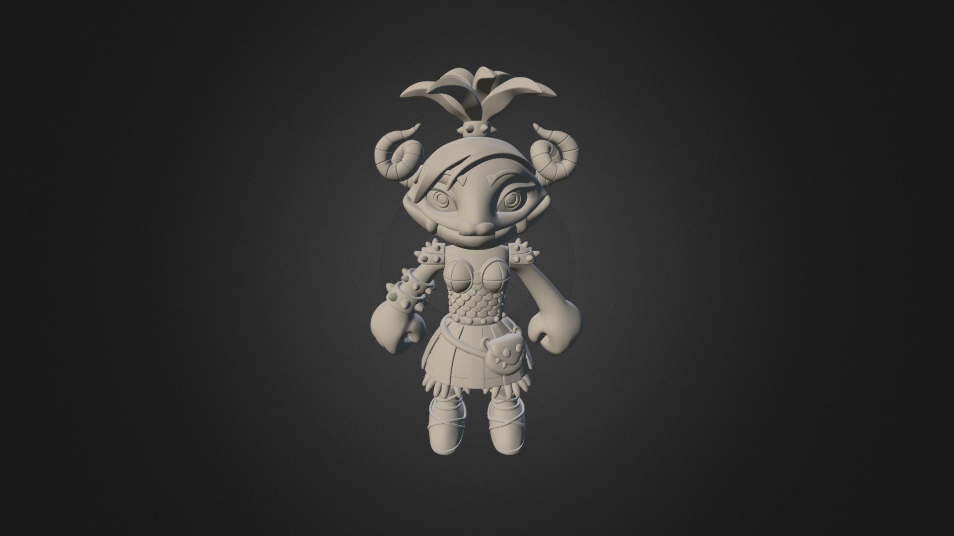 Monster Girl Assembled - 3D model by tcuki [96b79de] - Sketchfab