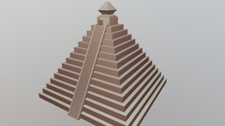 Section 2 - 36 Mayan Pyramid 3D Model