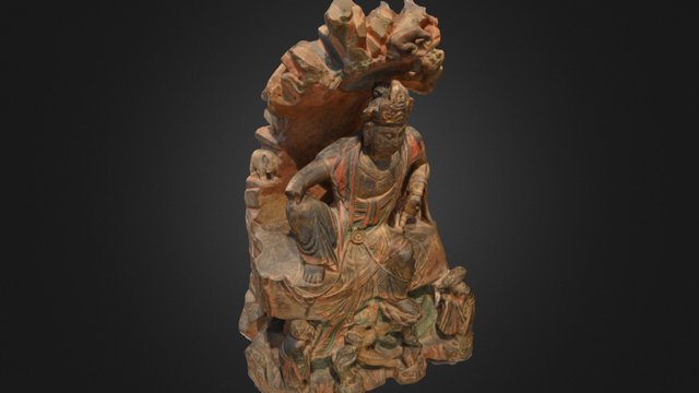 Guanyin_DragonThrone 3D Model