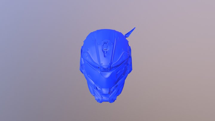 Halo-5-mjolnir-gen2-viper-helmet 3D Model