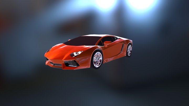 Lamborghini Aventador 1.0 3D Model