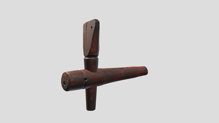 Wooden tap. OH48-200 – Free 3D Model STL