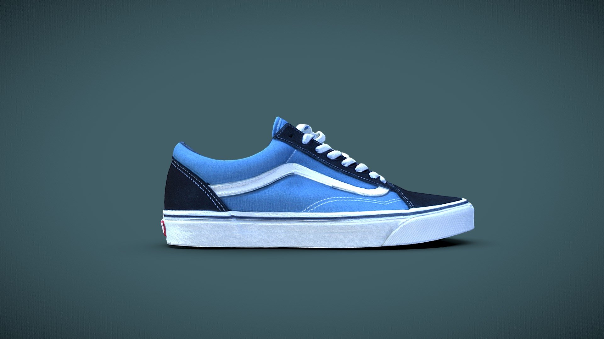 Unused Blue Vans Shoe - Download Free 3D model by Lassi Kaukonen (@thesidekick)