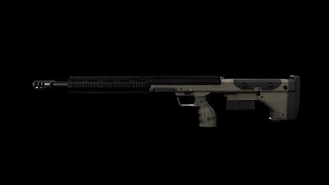 Desertfox Sniper Rifle 3D Model