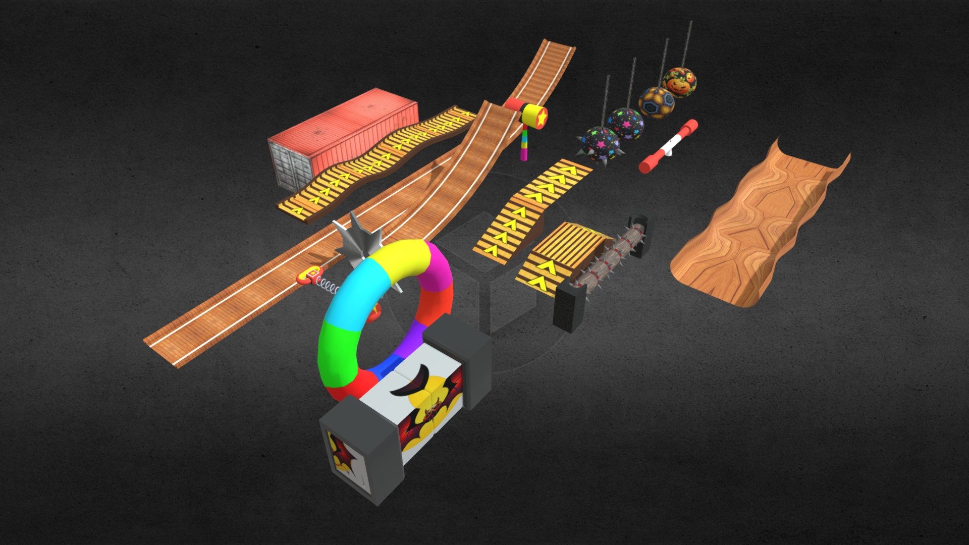 Stunt Props - 3D model by AqibGulzar_41 [96bb3e7] - Sketchfab