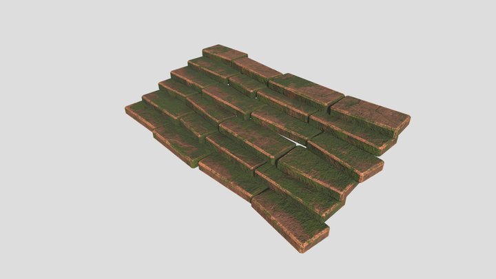Tomb Stairs 3D Model