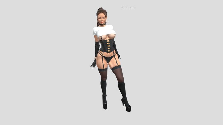 glamour girl 3D Model