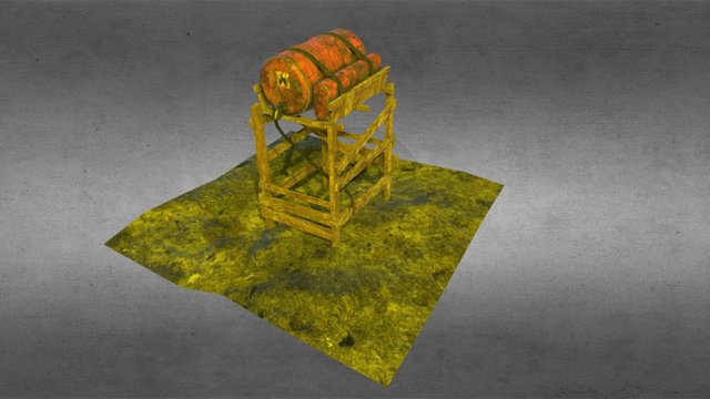 Water Tank WildWest 3D Model