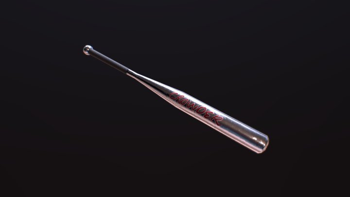 Low Poly Baseball Bat – Free 3D Model STL