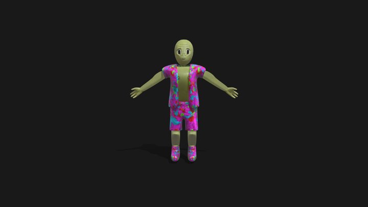 Party Alien 3D Model