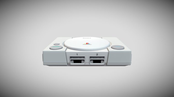 Playstation 1 3D Model