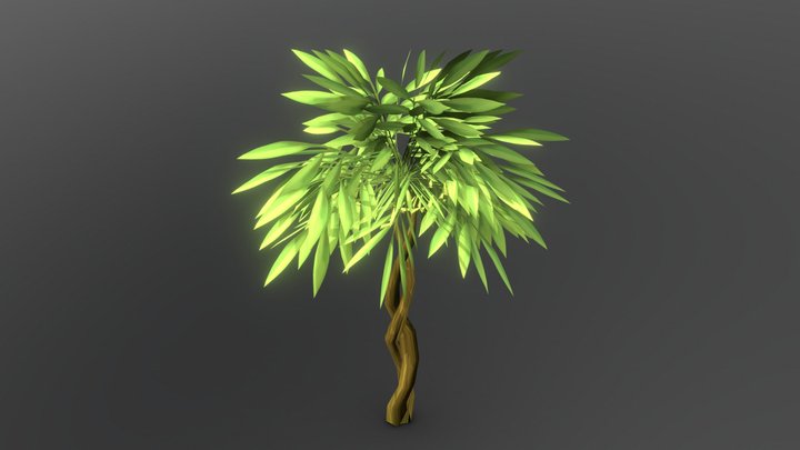 Stylized Tree by Lowlypoly 3D Model