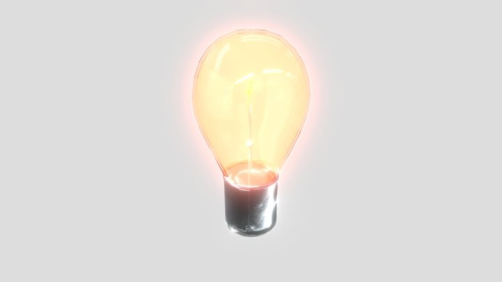 Car Light Bulb Model