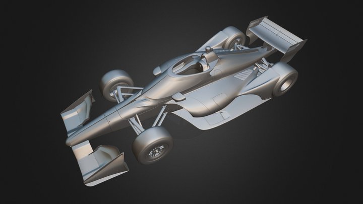Indycar Dallara IR18 3D Model